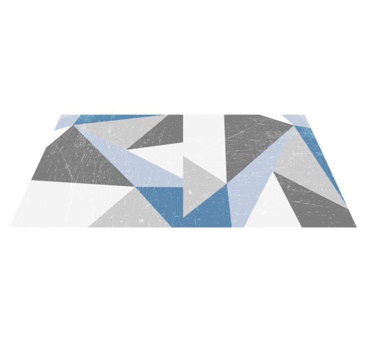 Tapis vinyles géométriques motif en marbre géométrique - TenStickers