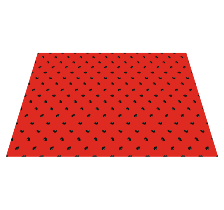Tapis vinyle cuisine motif graines de pastèques - TenStickers