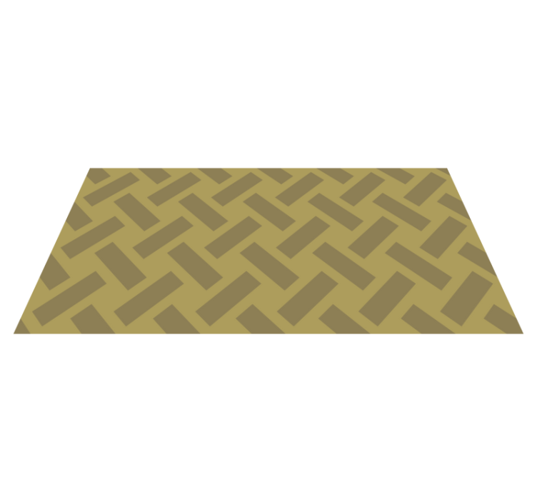 Tapis vinyle géométrique chevrons, zigzag - TenStickers