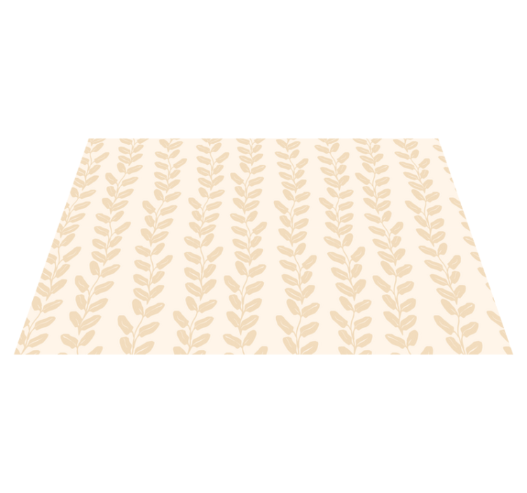 Tapis vinyle plantes motif botanique - TenStickers