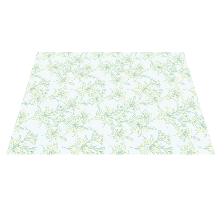 Tapis vinyle autres tapis motif de fleurs douces - TenStickers