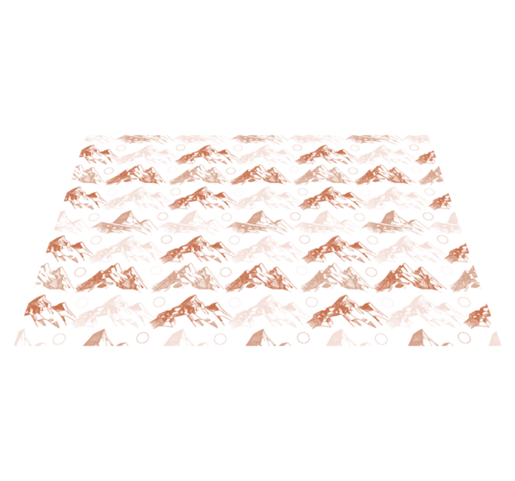 Tapis vinyle nature modèle de montagne - TenStickers