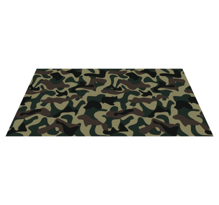 Tapis vinyle motif animal Élément de camouflage - TenStickers