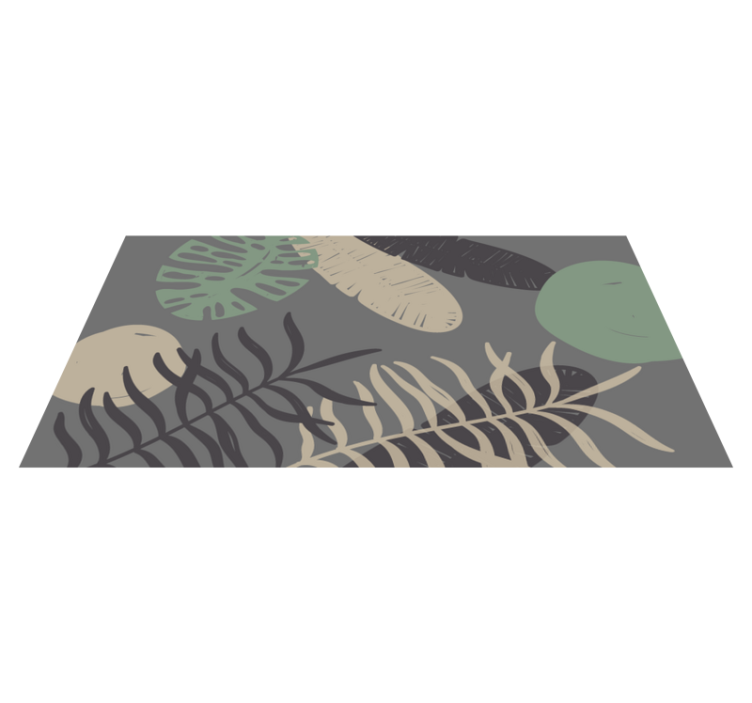 Tapis vinyle salon Jungle de style "bohème" - TenStickers