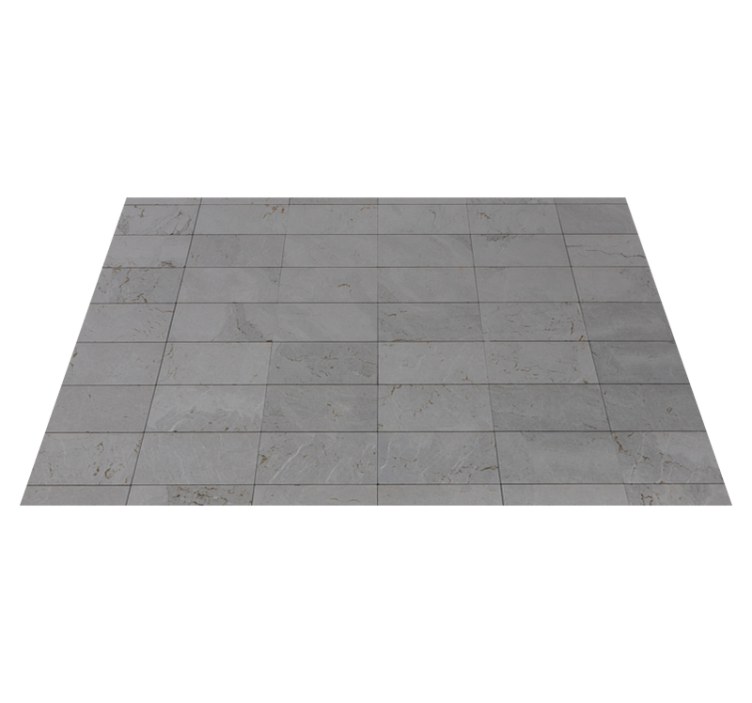 Tapis vinyle plaques de béton style industriel - TenStickers