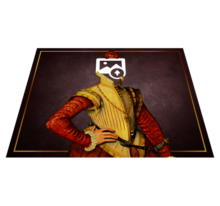 Tapis vinyle chat aristocrate personnalisé - TenStickers