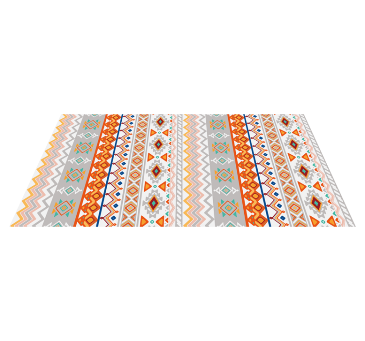 Tapis vinyle inspiration bohémienne multicolore - TenStickers