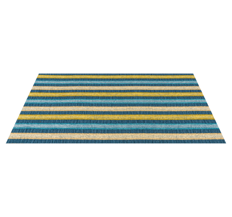 Tapis vinyle couloir style rayures - TenStickers