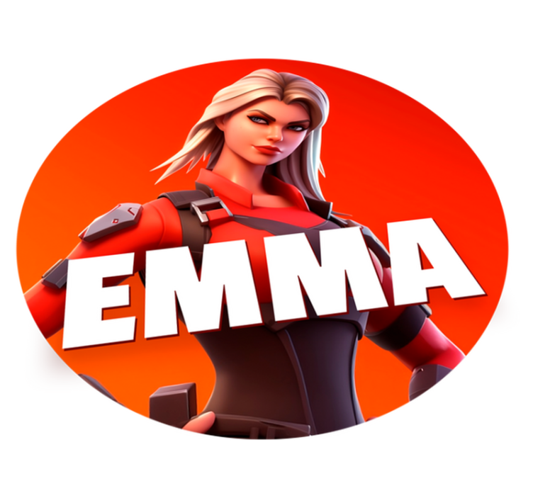 Tapis vinyle personnage féminin jeu vidéo - TenStickers