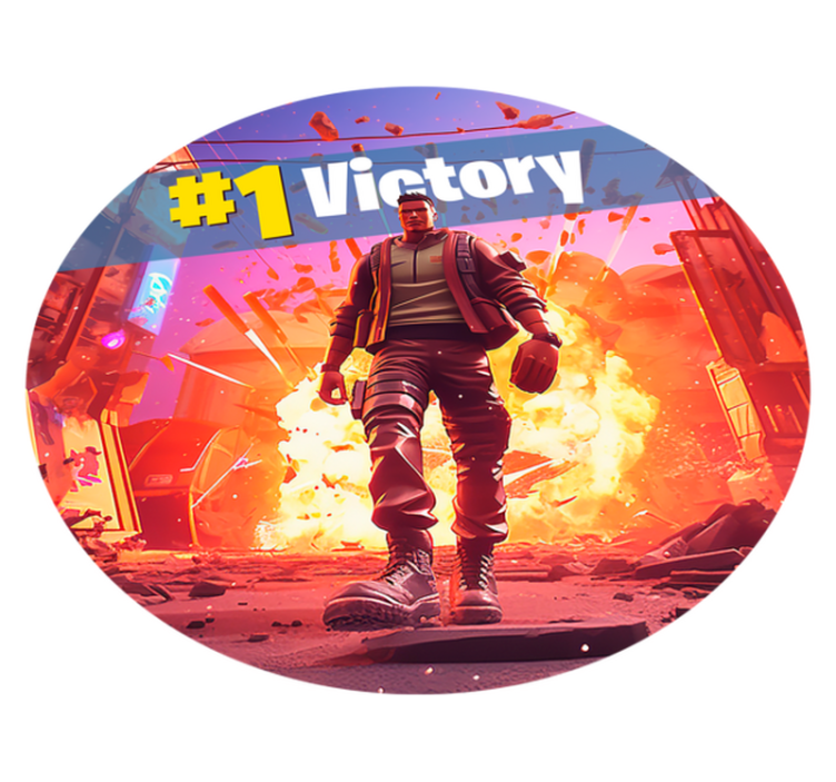 Tapis vinyle soldat de jeu vidéo  - TenStickers