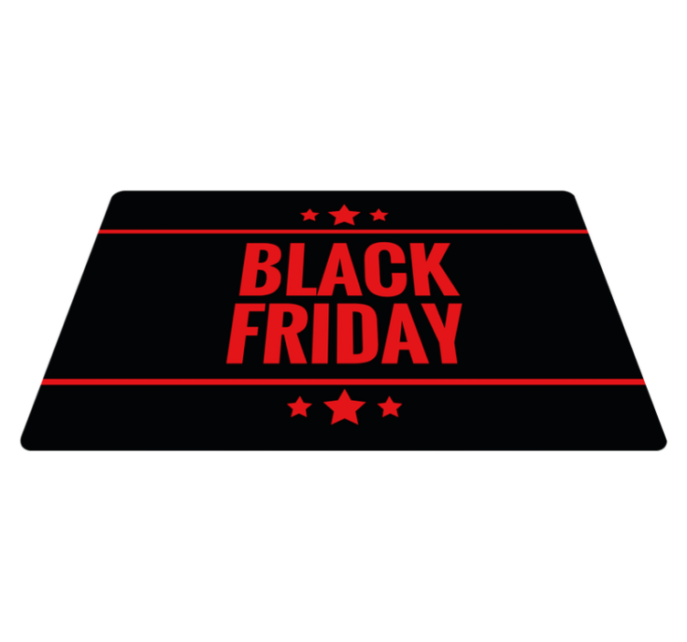 Tapis vinyle  Black Friday - TenStickers