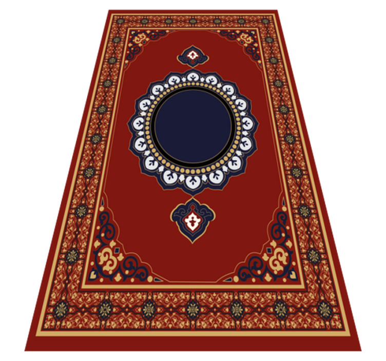 Tapis vinyle rectangulaire style persan - TenStickers