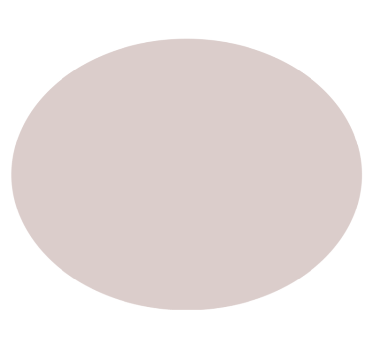 Tapis vinyle rond chambre gris pastel - TenStickers