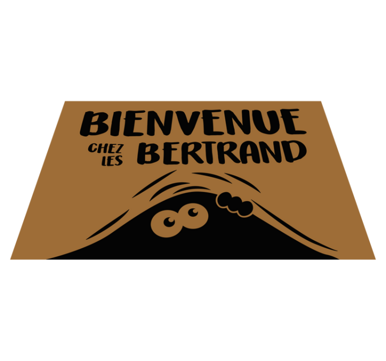 Tapis vinyle entrée chiffre imminent - TenStickers