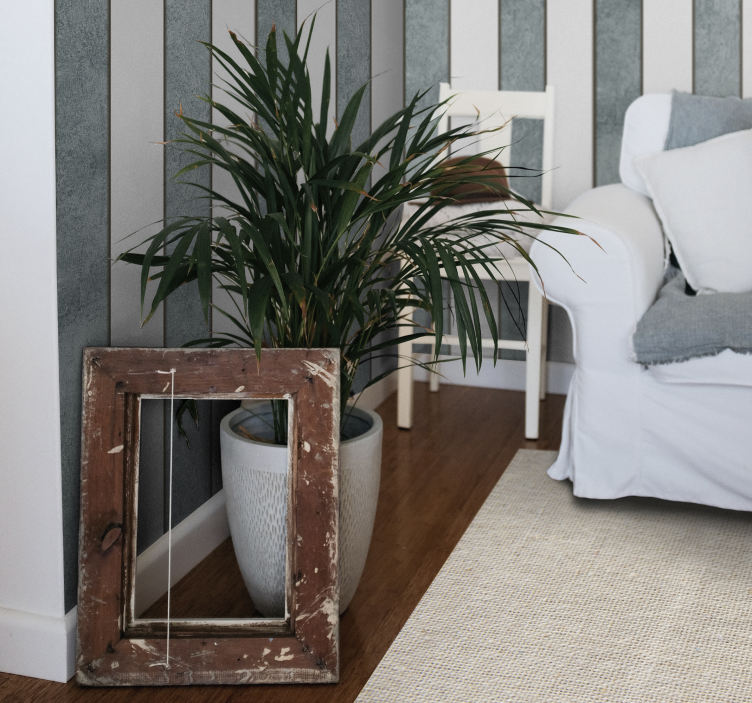 Tapis vinyle salon rectangulaire effet coton beige - TenStickers