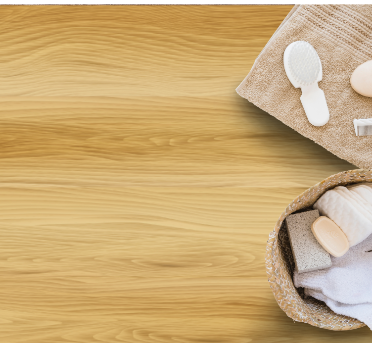 Tapis vinyle imitation parquet texture simple - TenStickers