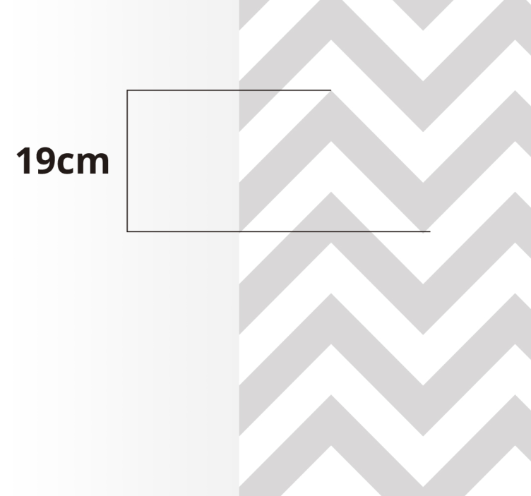 Tapis vinyle géométrique zigzags à chevrons - TenStickers