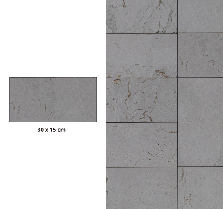 Tapis vinyle plaques de béton style industriel - TenStickers