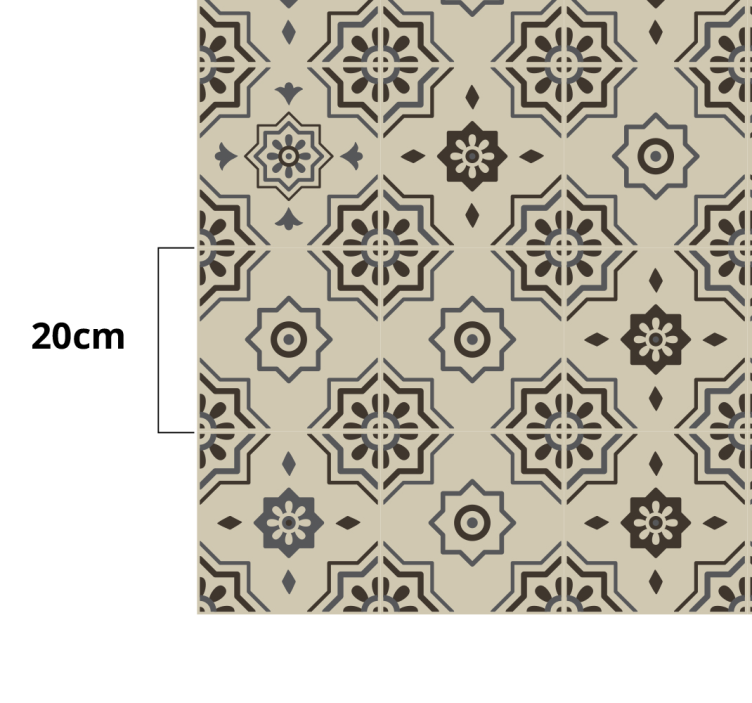 Tapis de cuisine carreaux vintage - TenStickers