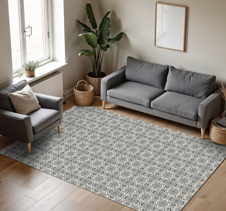 Tapis mosaique vinyle motif de mosaïque élégant - TenStickers