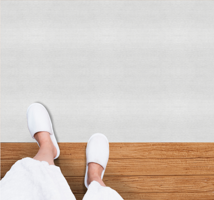 Tapis vinyle salon Effet gris "style japandi" - TenStickers