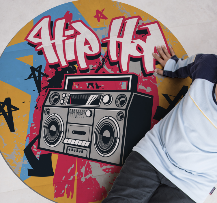 Tapis vinyle pour chambre danseur hip hop - TenStickers