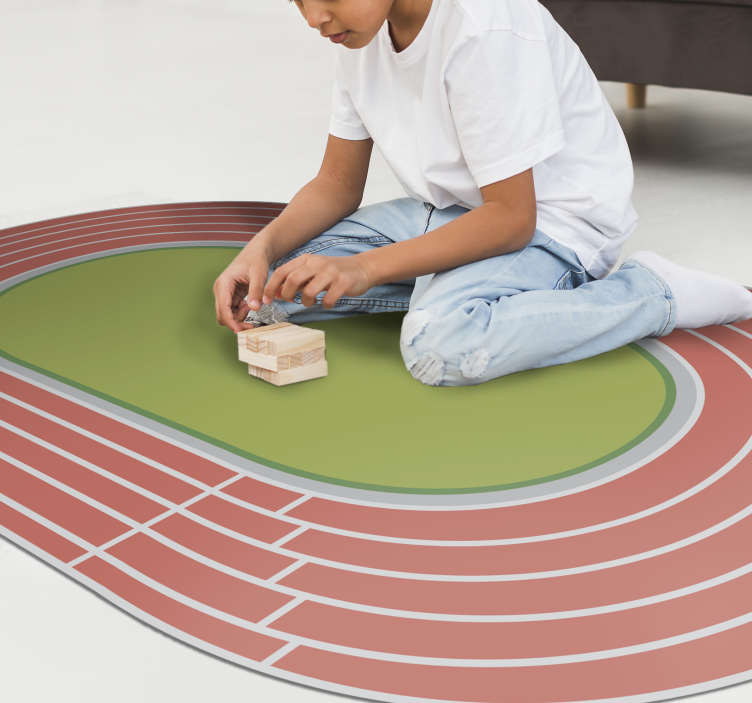 Tapis vinyle pour jeunes athlétisme adolescent - TenStickers