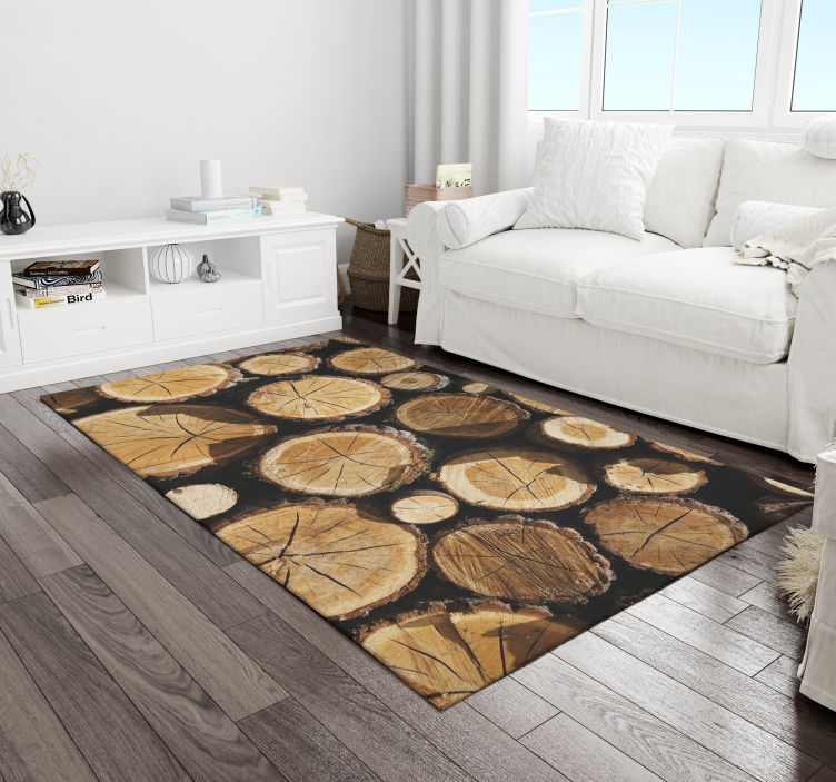 Tapis de vinyle troncs en bois incroyable - TenStickers