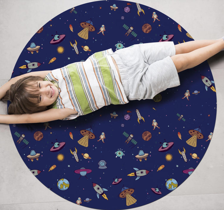 Tapis vinyle autres tapis concept d'expédition cosmique - TenStickers