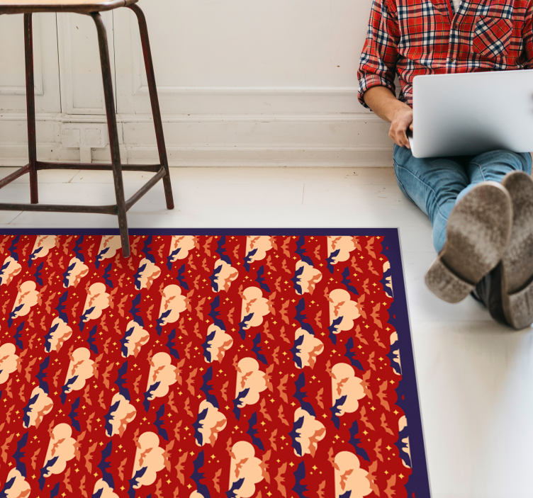 Tapis vinyle animal safari-aventure - TenStickers