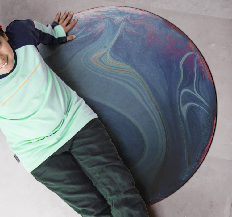 Tapis vinyle autres tapis marbré tourbillonnant - TenStickers