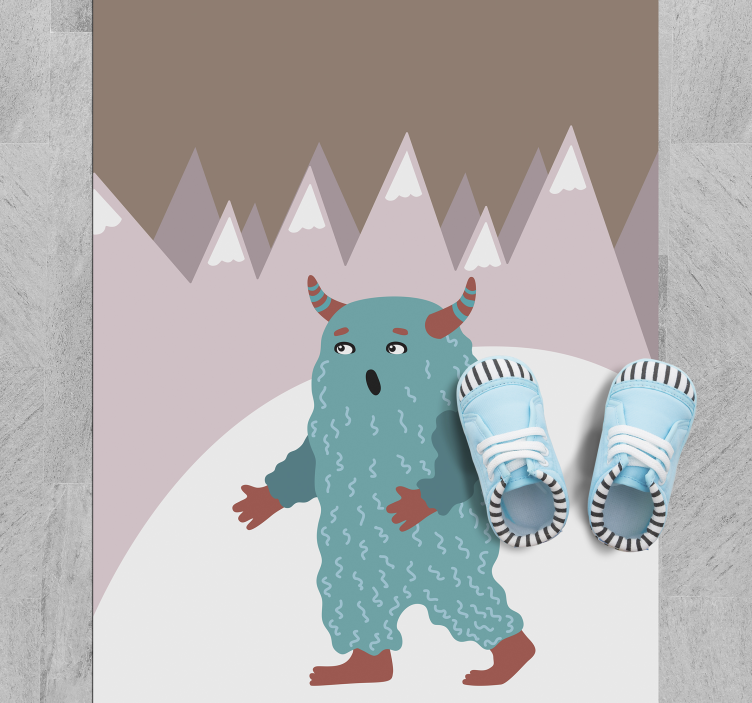 Tapis vinyle autres tapis personnage de monstre nordique - TenStickers
