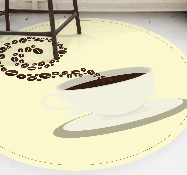 Tapis vinyle cuisine imagerie de l'arôme du café - TenStickers
