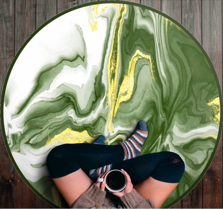 Tapis vinyle marbre élégance marbrée - TenStickers