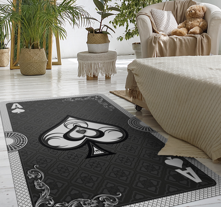 Tapis vinyle jeux as de cartes à jouer - TenStickers