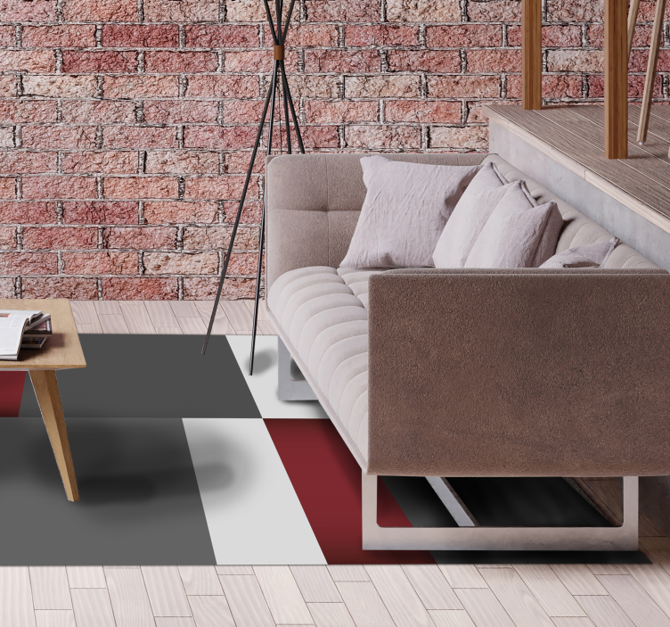 Tapis vinyle minimaliste blocs minimalistes - TenStickers