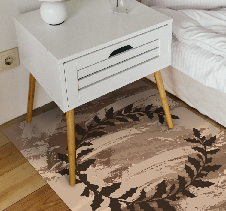 Tapis vinyle motif animal camouflage élégance - TenStickers