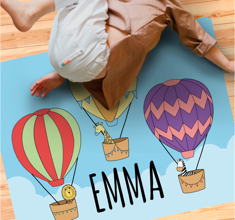 Tapis vinyle personnalisé airs chauds colorés - TenStickers