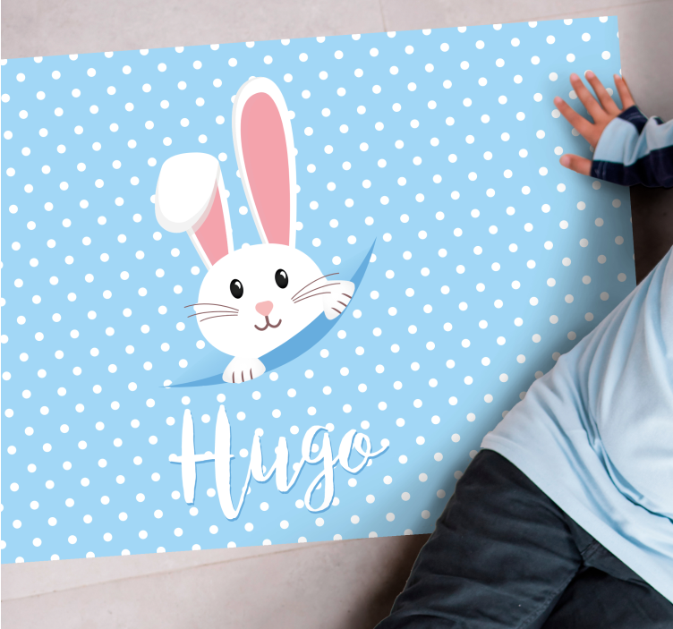 Tapis vinyle autres tapis lapin et taupes - TenStickers