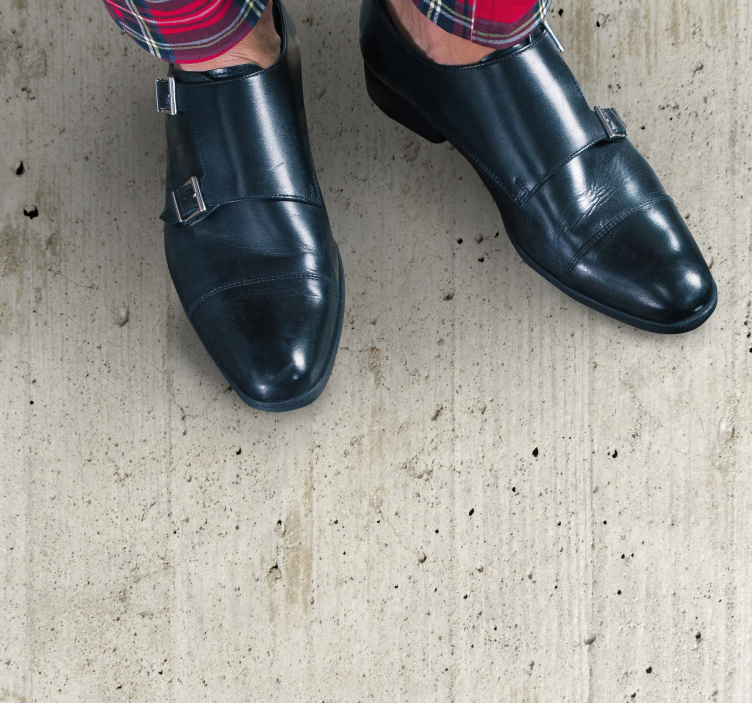 Tapis vinyle pierre texture du béton - TenStickers