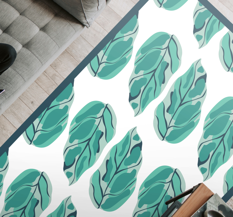 Tapis vinyle plantes botanique feuillu - TenStickers