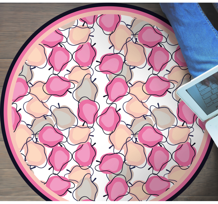 Tapis vinyle cuisine composition de fruits blush - TenStickers