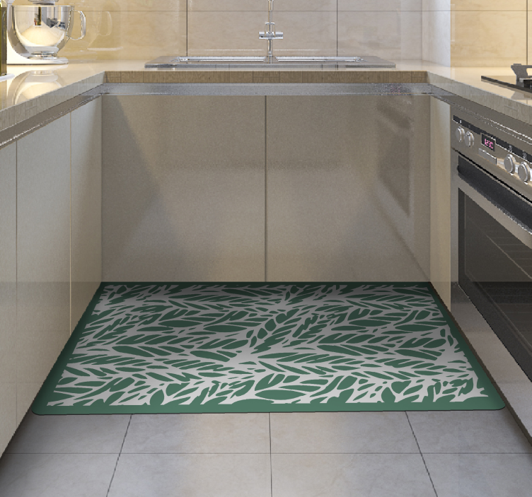 Tapis vinyle plantes élégance feuillue - TenStickers