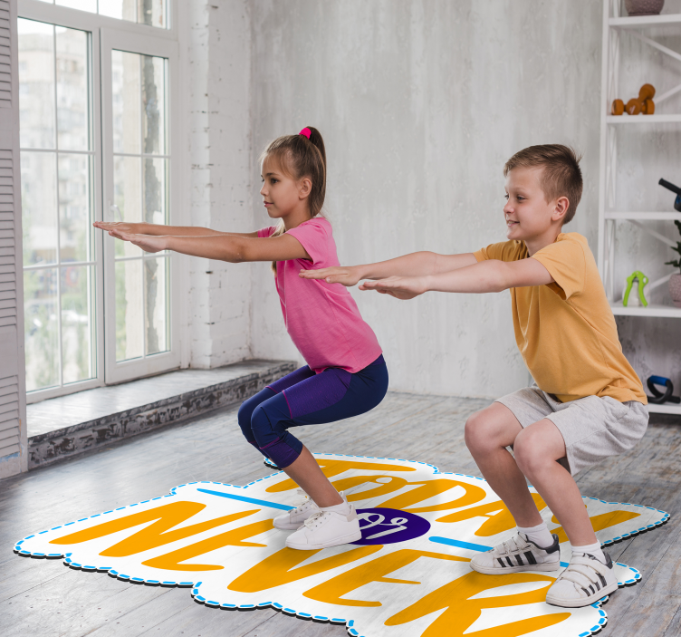 Tapis vinyle jeux aujourd'hui ou jamais - TenStickers