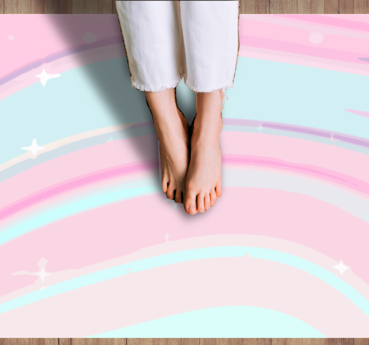 Tapis vinyle autres tapis styles de vagues animés - TenStickers