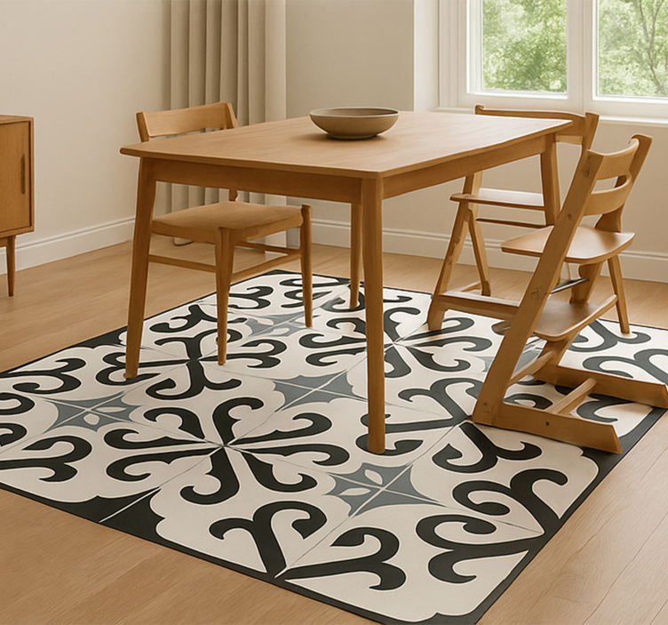 Tapis vinyle salle à manger stokke tripp trapp - TenStickers