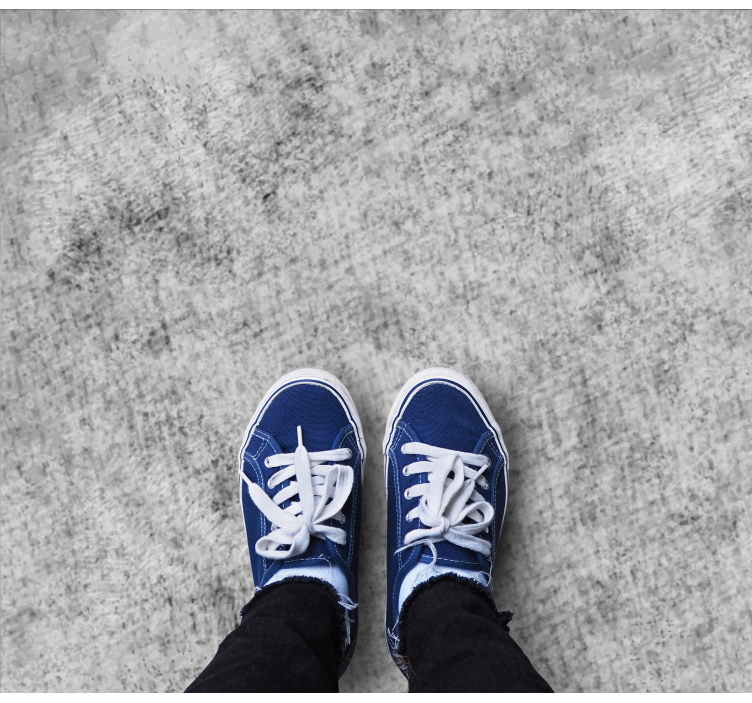 Tapis vinyle salon texture de marbre gris - TenStickers