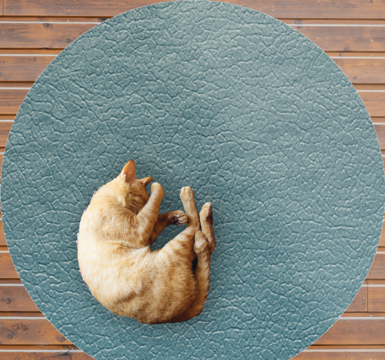 Tapis vinyle texture effet turquoise craquelé - TenStickers