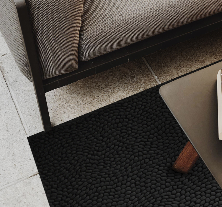 Tapis vinyle texture monochrome texturé - TenStickers