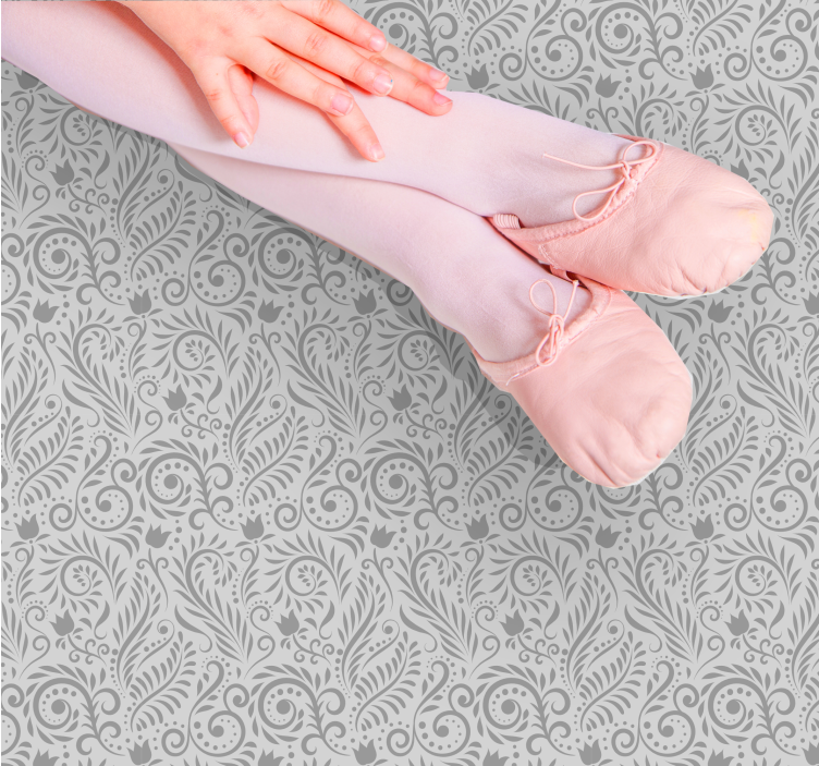 Tapis vinyle design moderne motif botanique sophistiqué - TenStickers